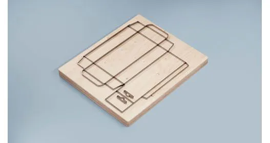 Flatbed die for paper industry