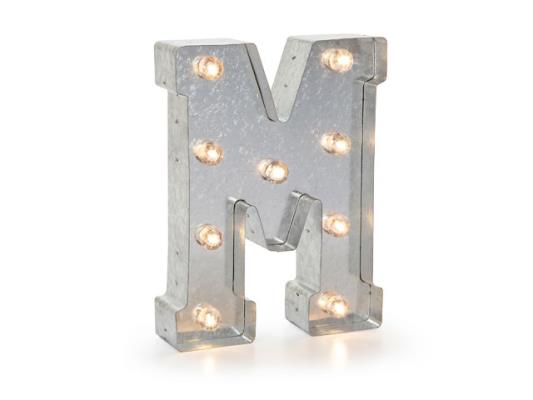 Boxed letters for neon signs